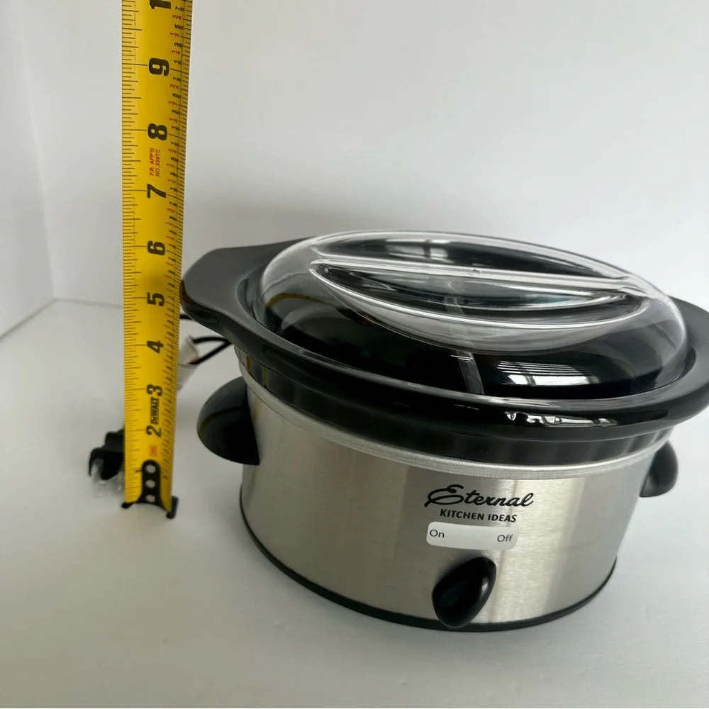 New In Box Eternal Kitchen Ideas Dual Slow Cooker 16 Oz Each Side Small Portable